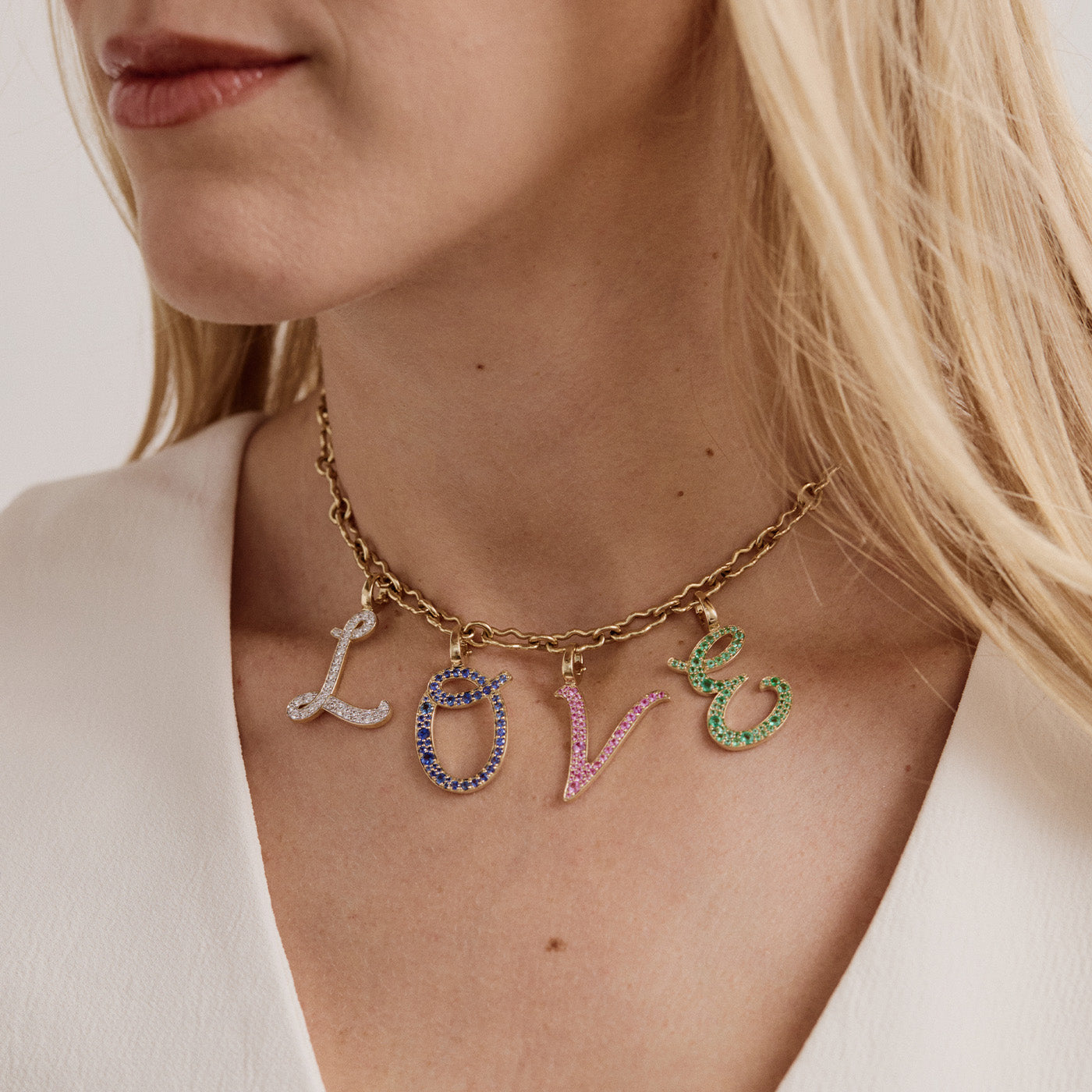 Letter E Pendant