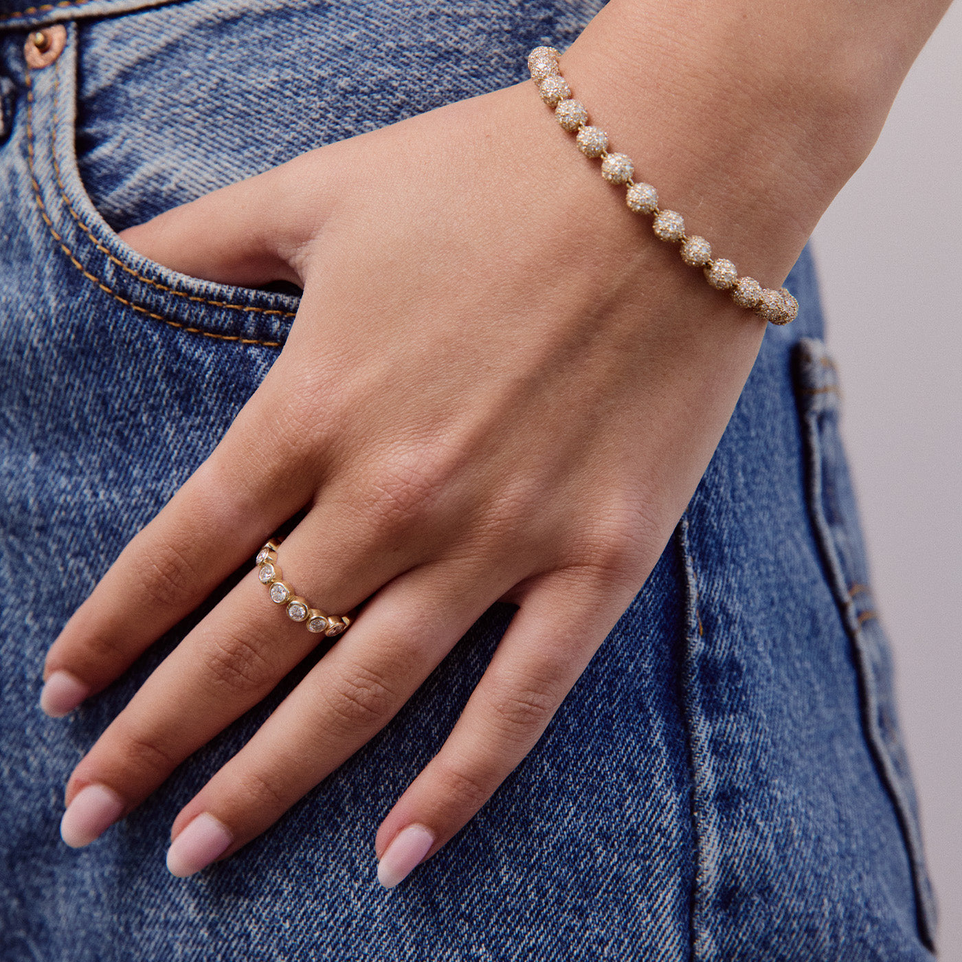 Diamond Orb Bracelet