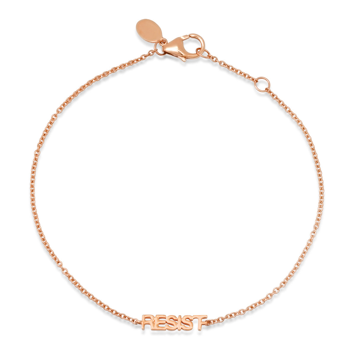 14K Rose Gold Mini Resist Bracelet