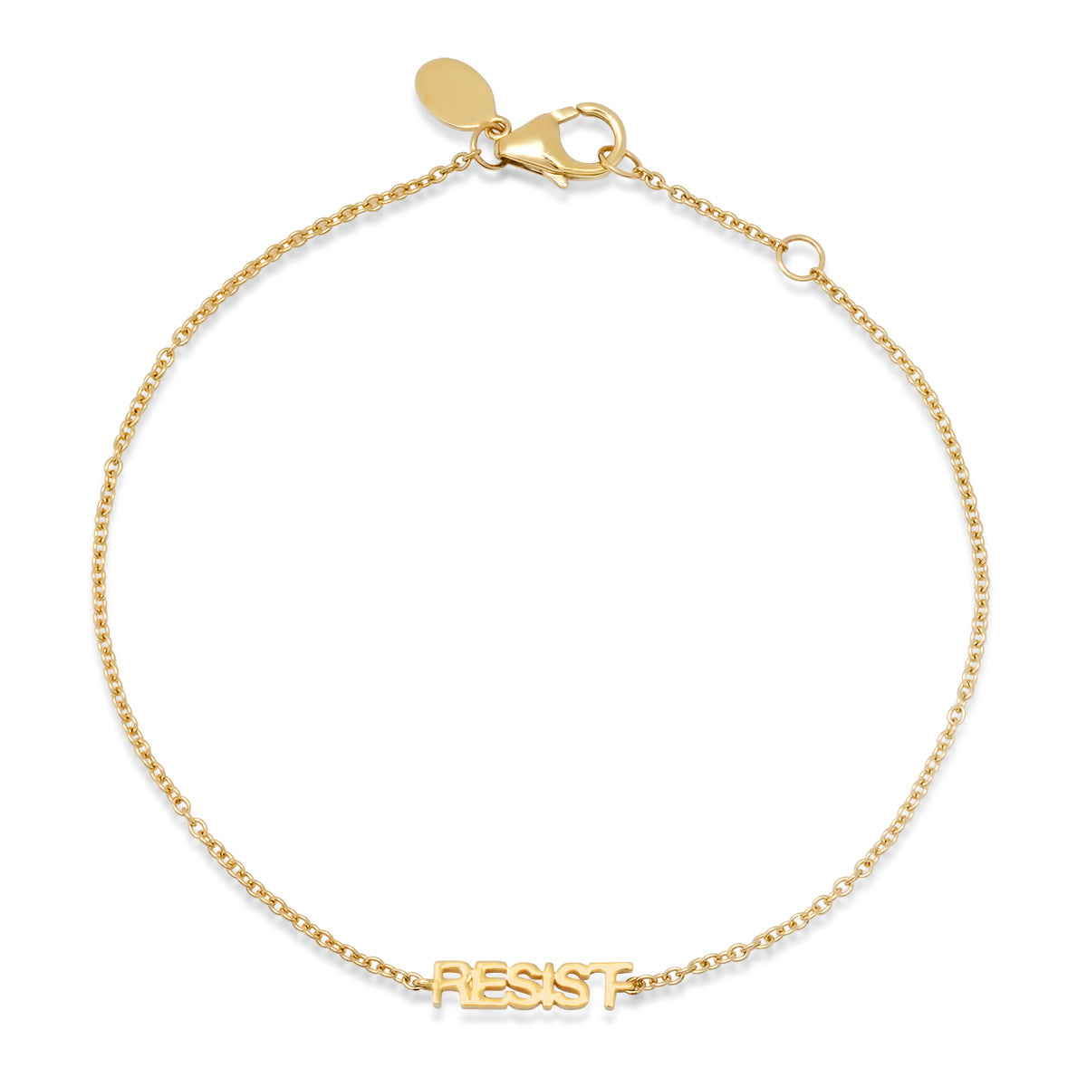 14K Yellow Gold Mini Resist Bracelet