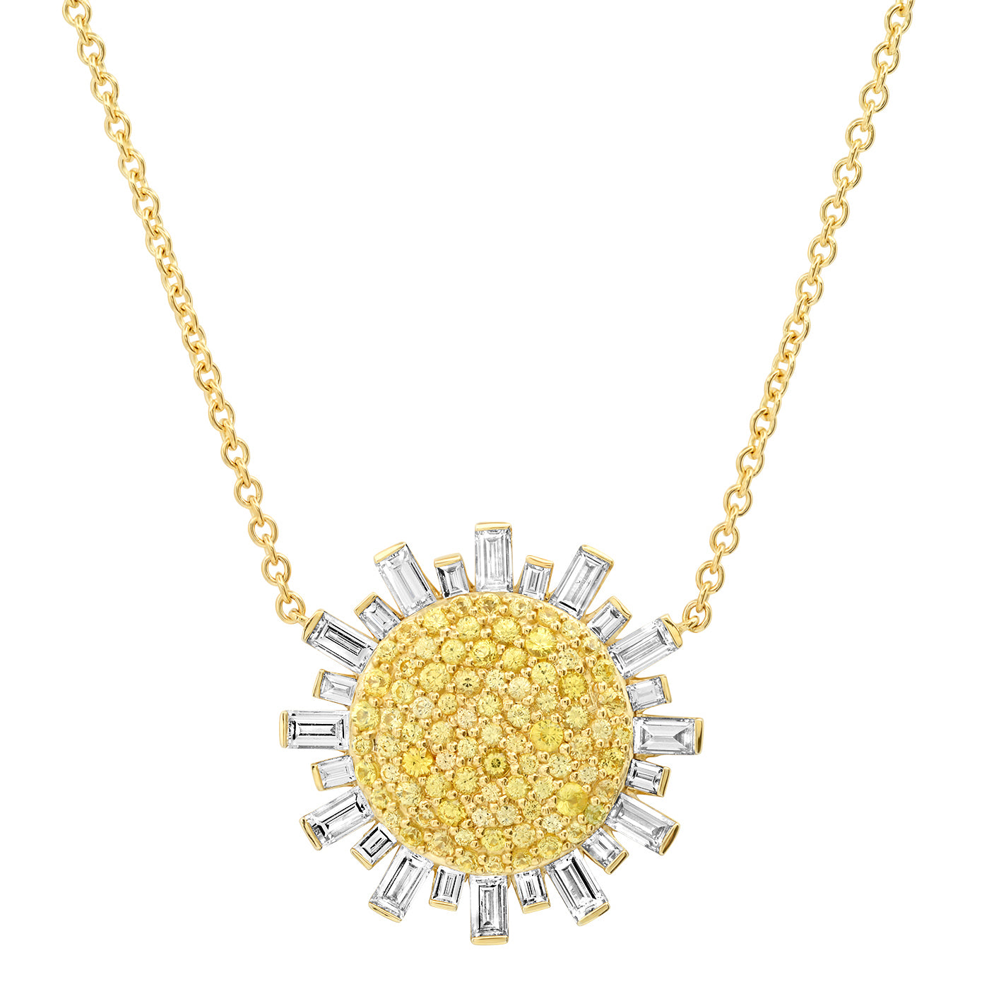 14K Yellow Gold Sunshine Necklace