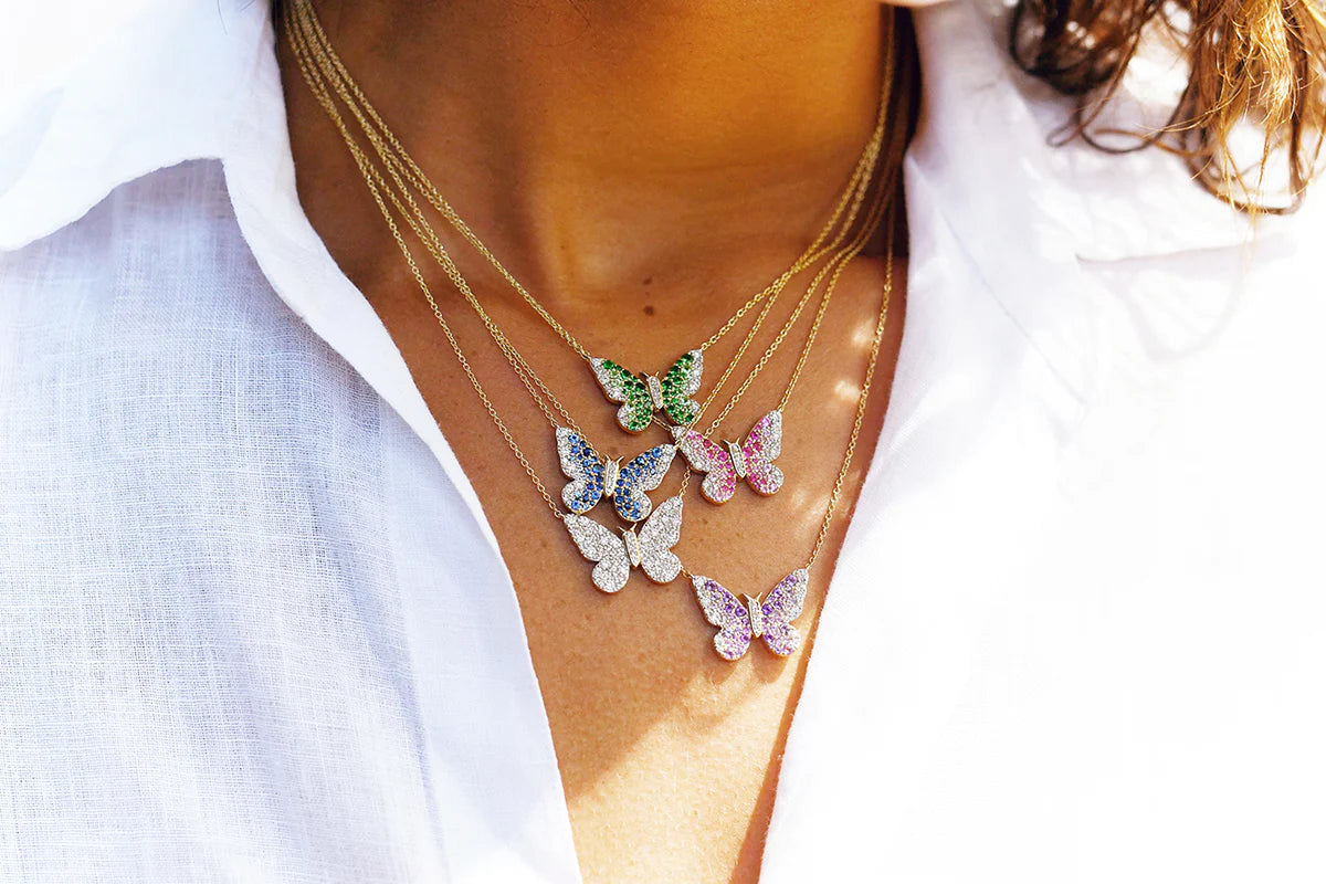 Infinite Rainbow Charm Necklace- Eriness Jewelry