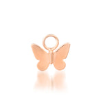 14K Rose Gold Butterfly Charm