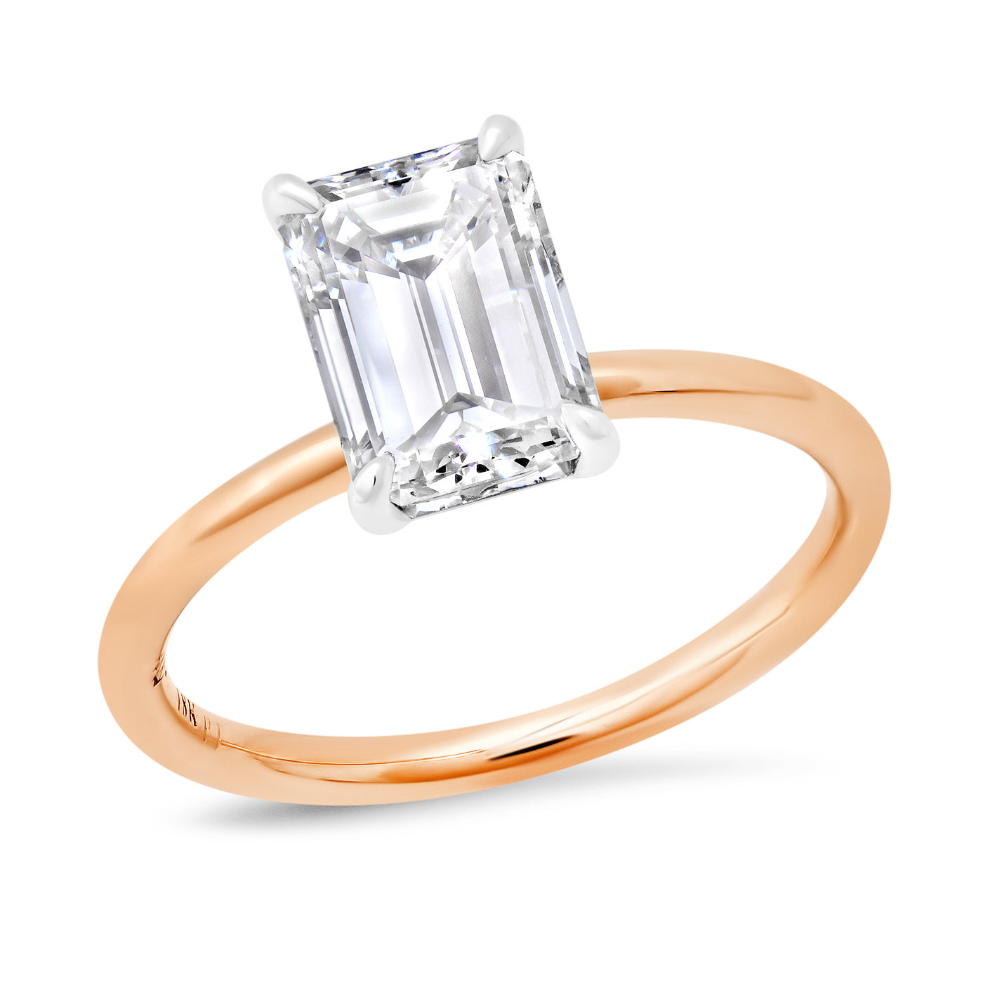 Sold - 2.02 Carat Emerald Cut Engagement Ring