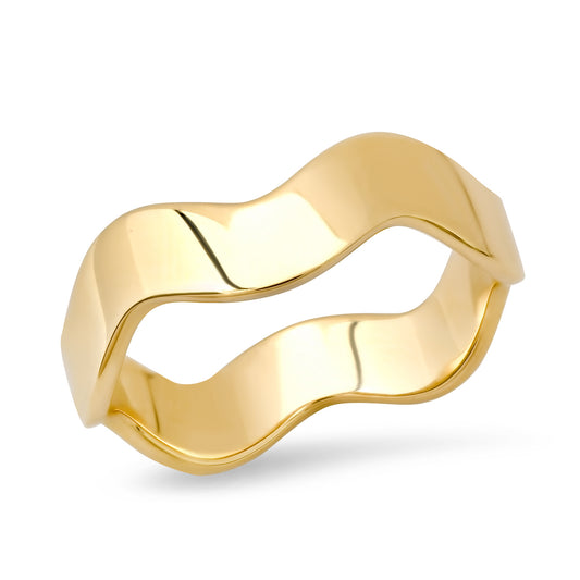 14K Yellow Gold Gold Form Band