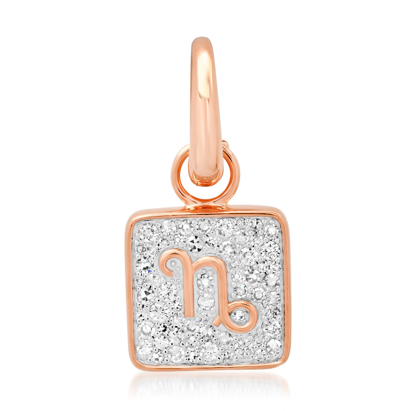 14K Rose Gold Capricorn Pendant