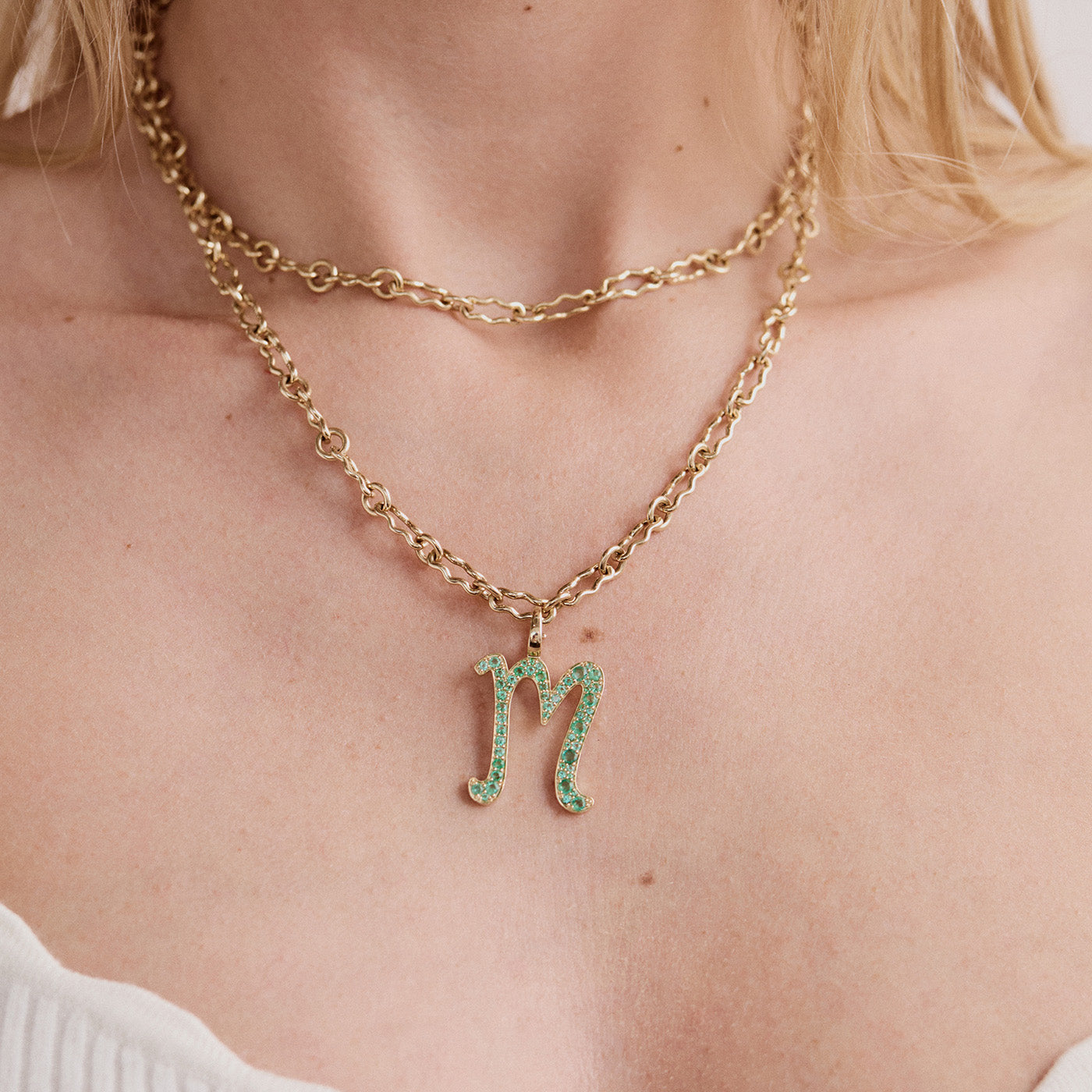 Letter M Pendant