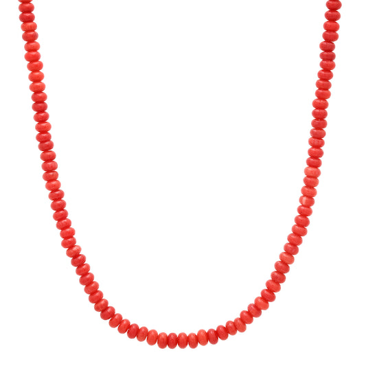Coral Beaded Necklace
