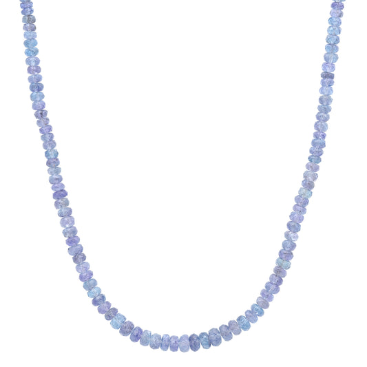 Tanzanite Beaded Necklace
