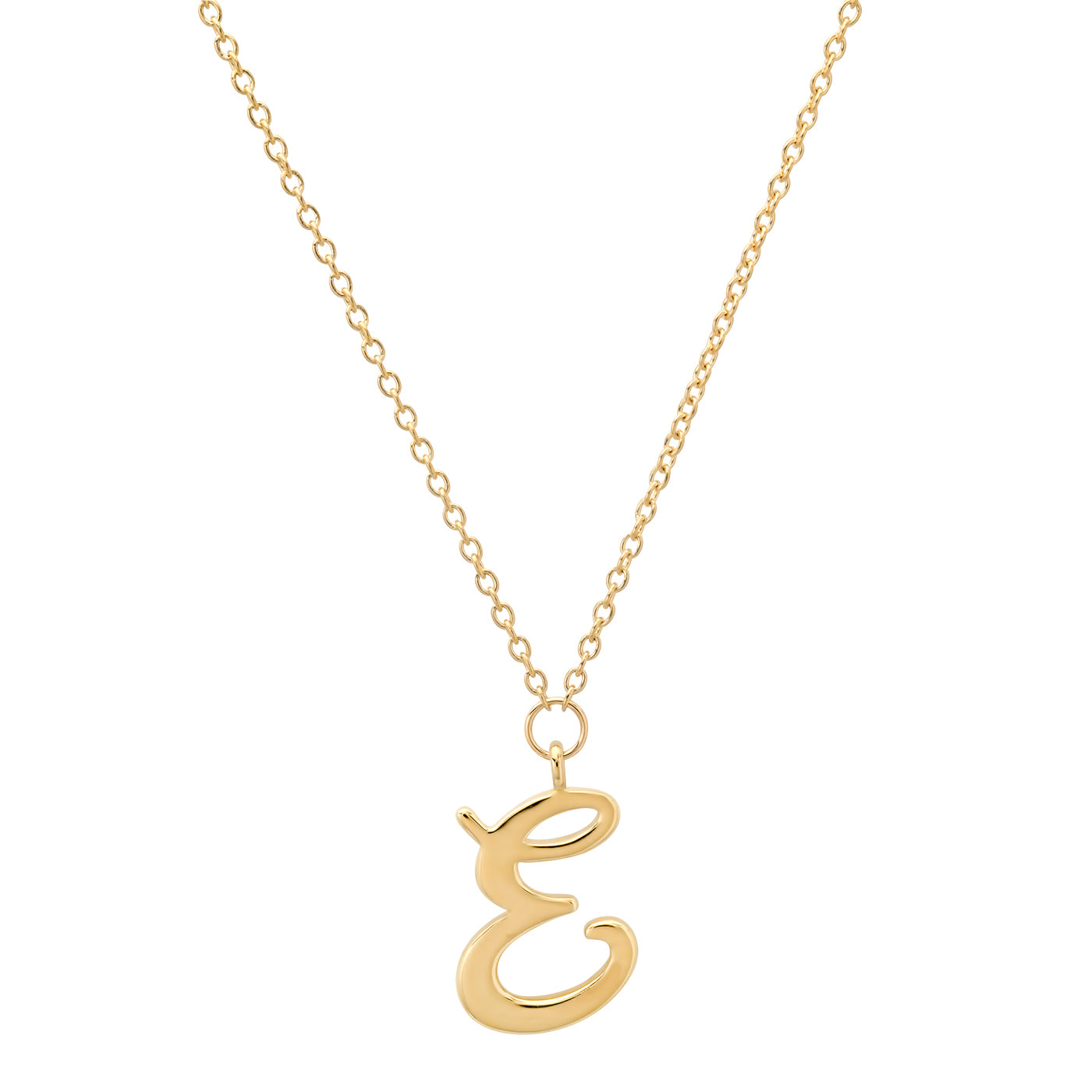 14k Yellow Gold Gold Letter Necklace