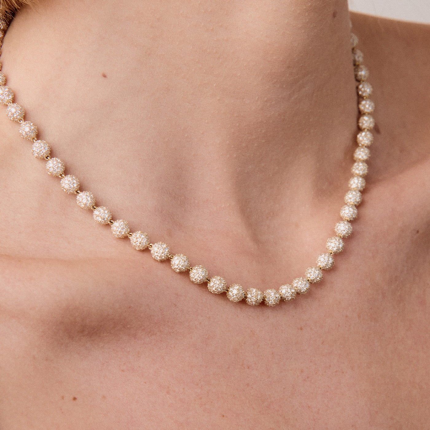 Diamond Orb Necklace