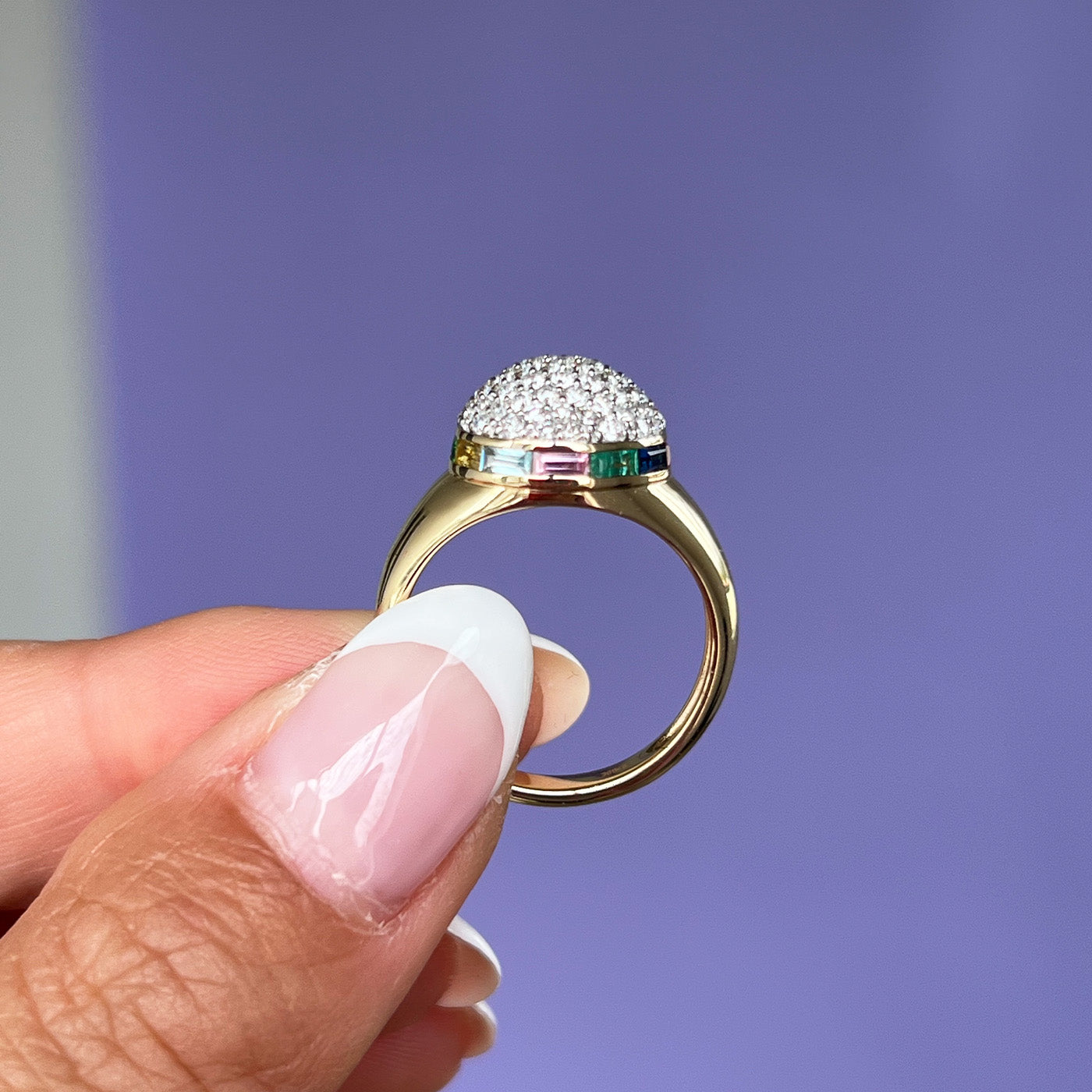 Diamond Globe Ring