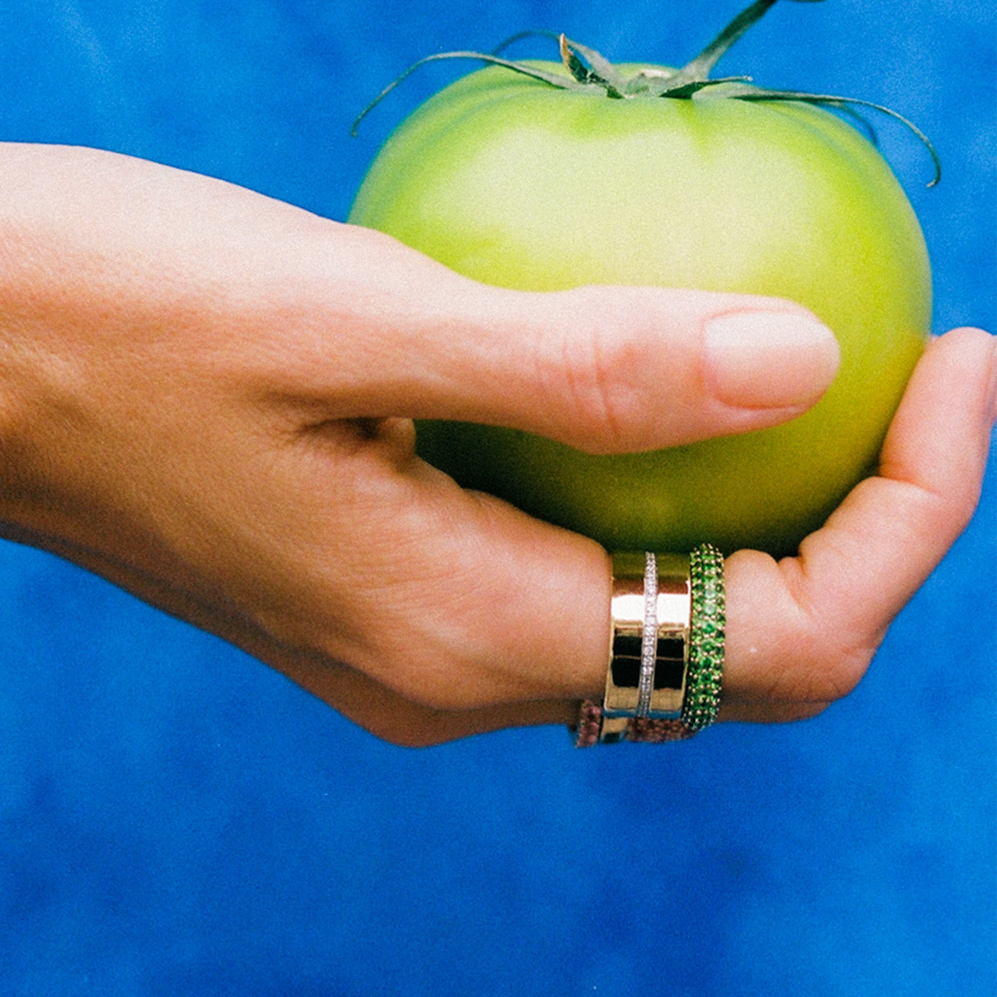 Tsavorite Domed Ring