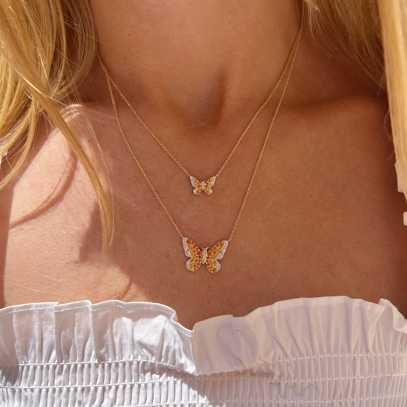 Mini Sunshine Butterfly Necklace