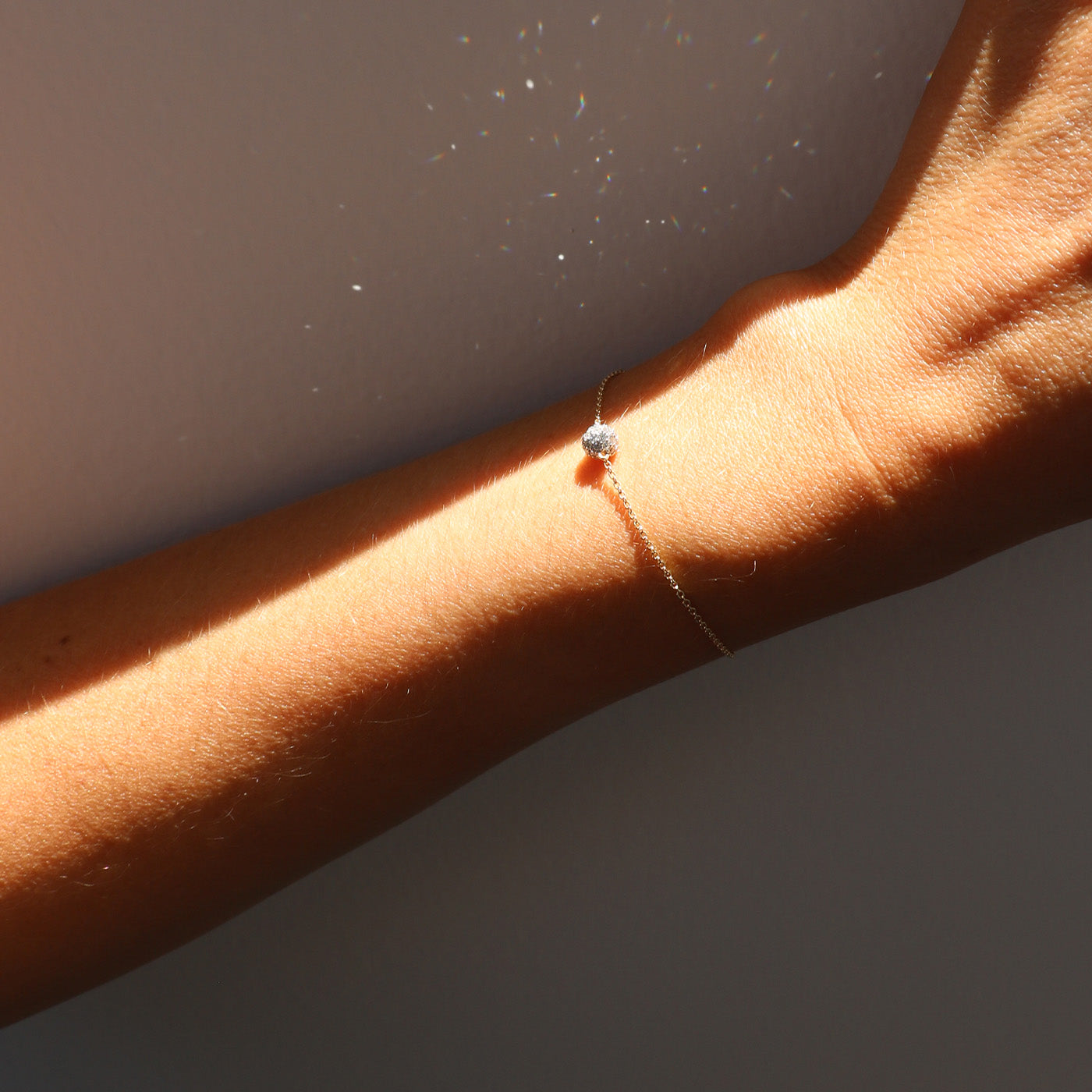 Diamond Single Orb Bracelet