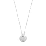 14K White Gold Diamond Baby Ladybug Necklace