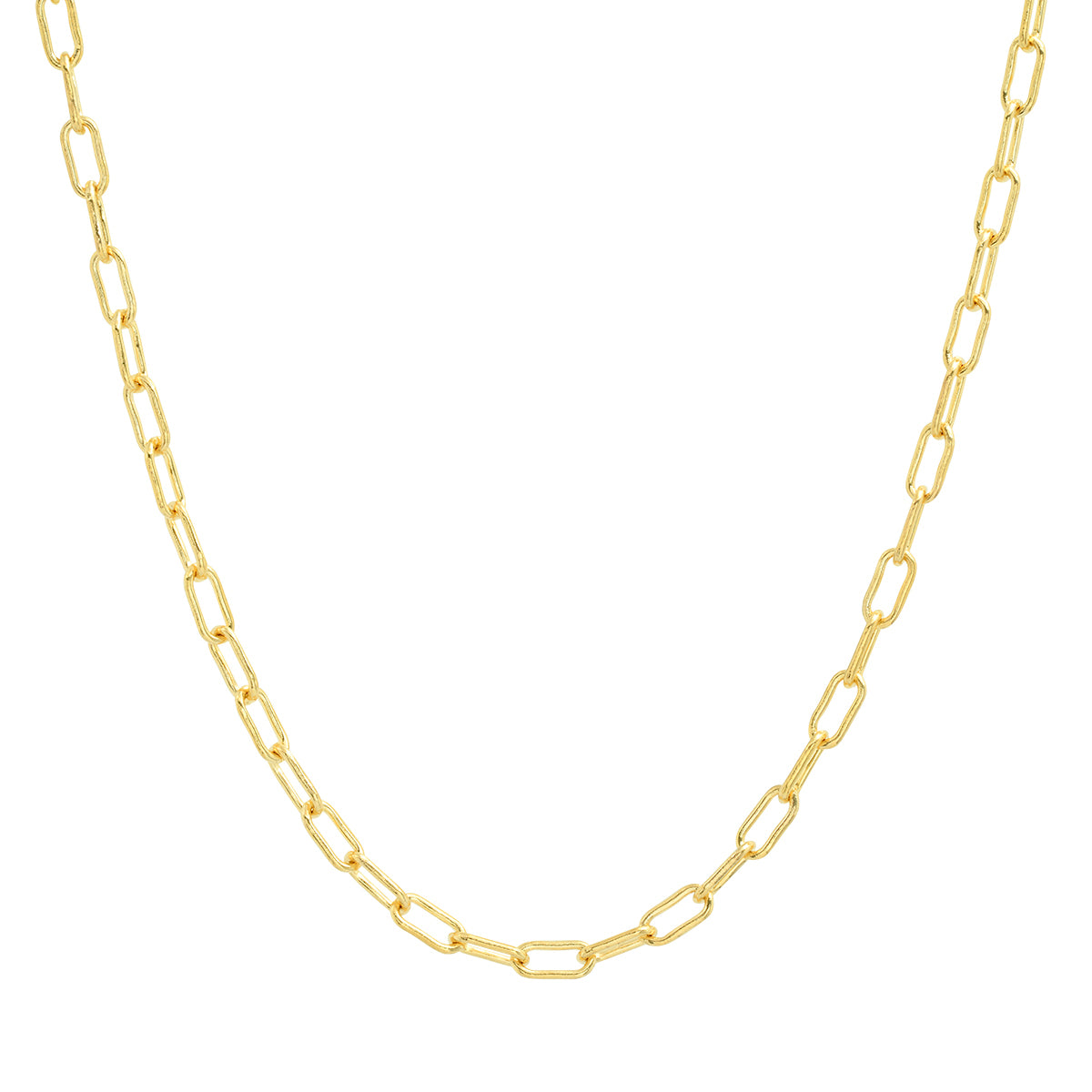 14KT Gold 18 INCH PAPER CLIP CHAIN – GDS