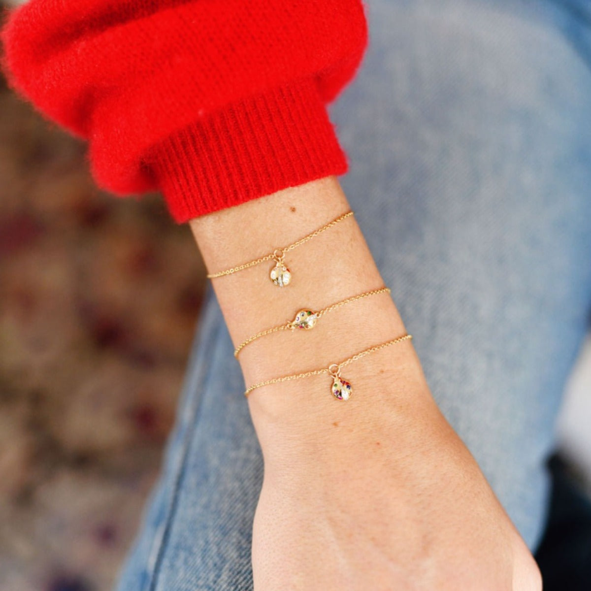 Ladybug Charm bracelet