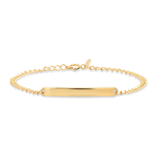 9ct gold deals id bracelet