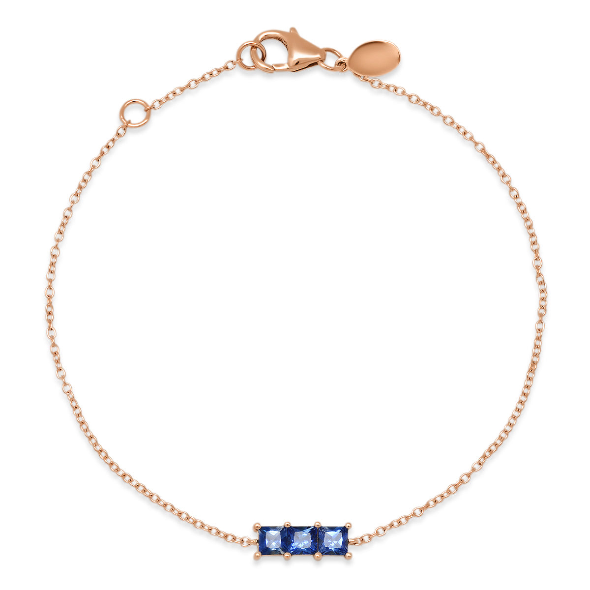 Simon G. Vintage Style Oval Cut Blue Sapphire Bracelet | Ben Garelick